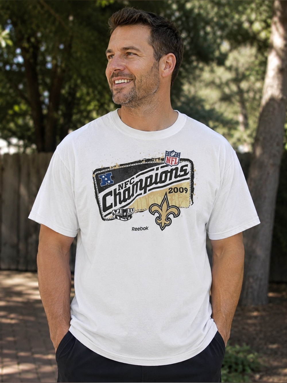 Reebok Unisex T Shirt New Orleans Saints Collectible Top